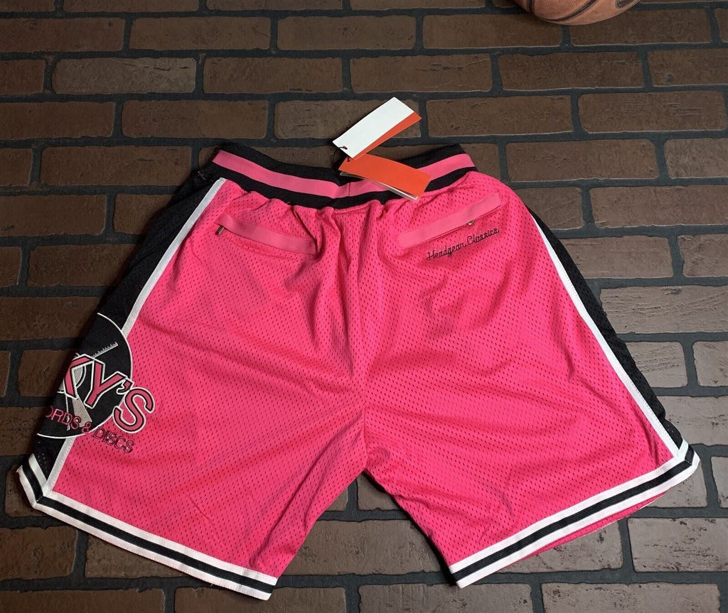 PINKY'S RECORDS Headgear Classics Pink Basketball Shorts ~Never Worn~ M XL