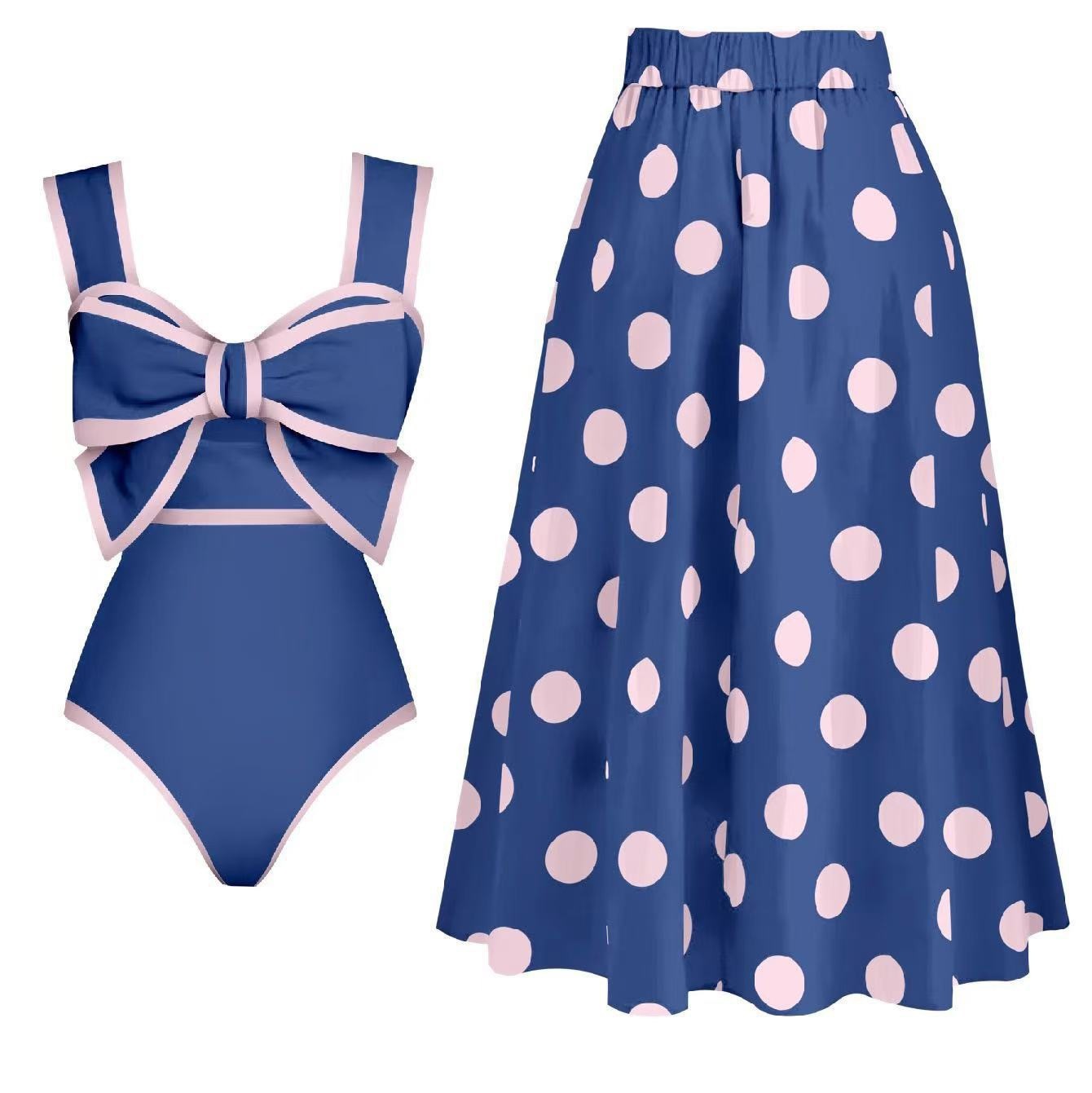 Bikini Suit Skirt Conservative Swimwear Women