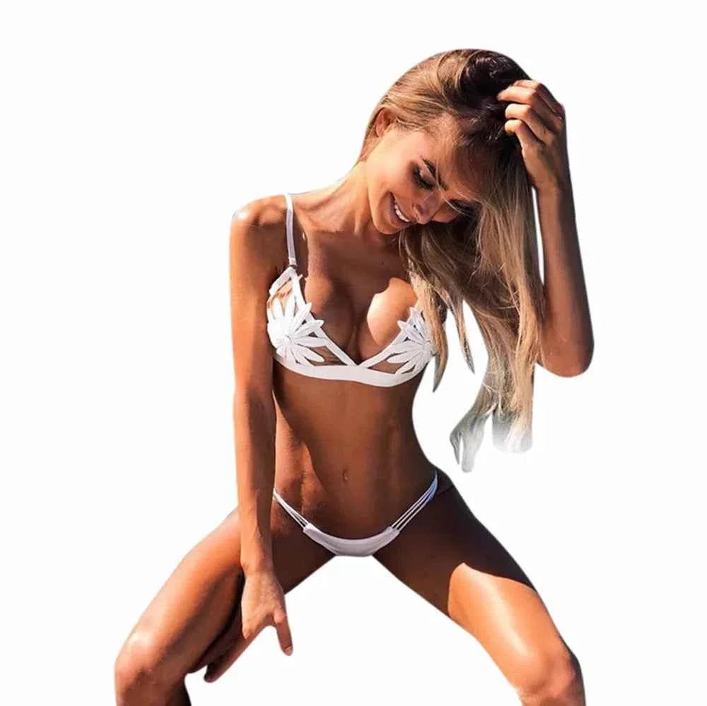 Floral Femme: Micro Mini Push-Up Bikini
