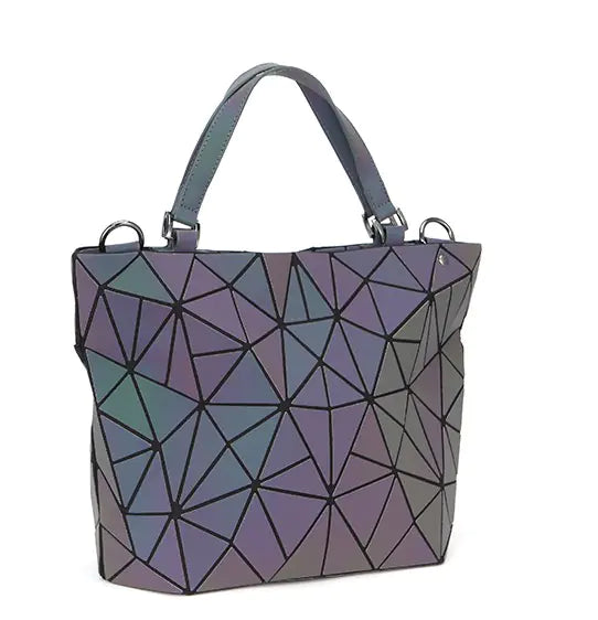 Geometric Laser Women's Handbag and Crossbody Bag