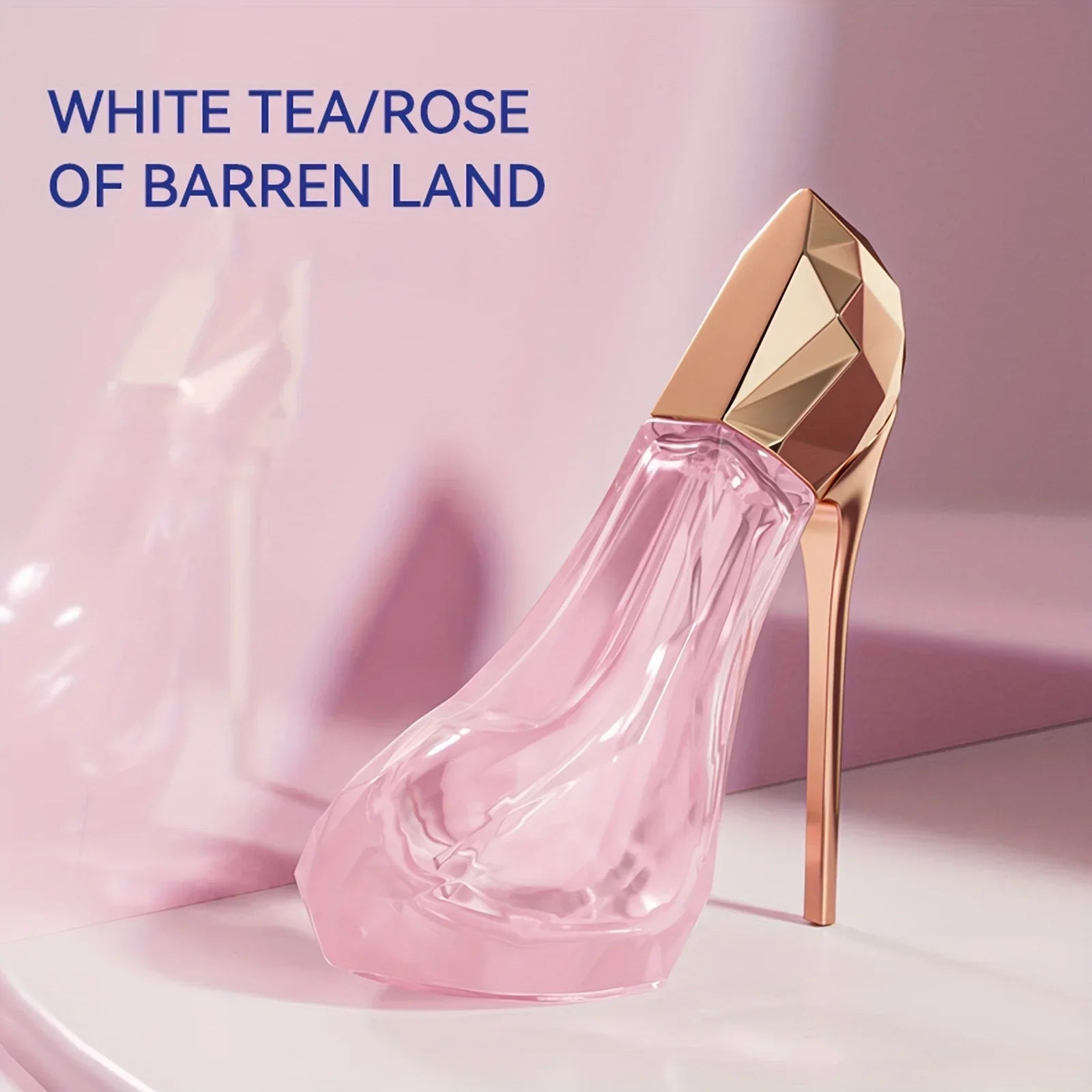 High Heel Styling Perfume Eau De Parfum Spray Pink Natural Fragrance Parfum Lasting and Charming Personal Perfume for Women 30ML