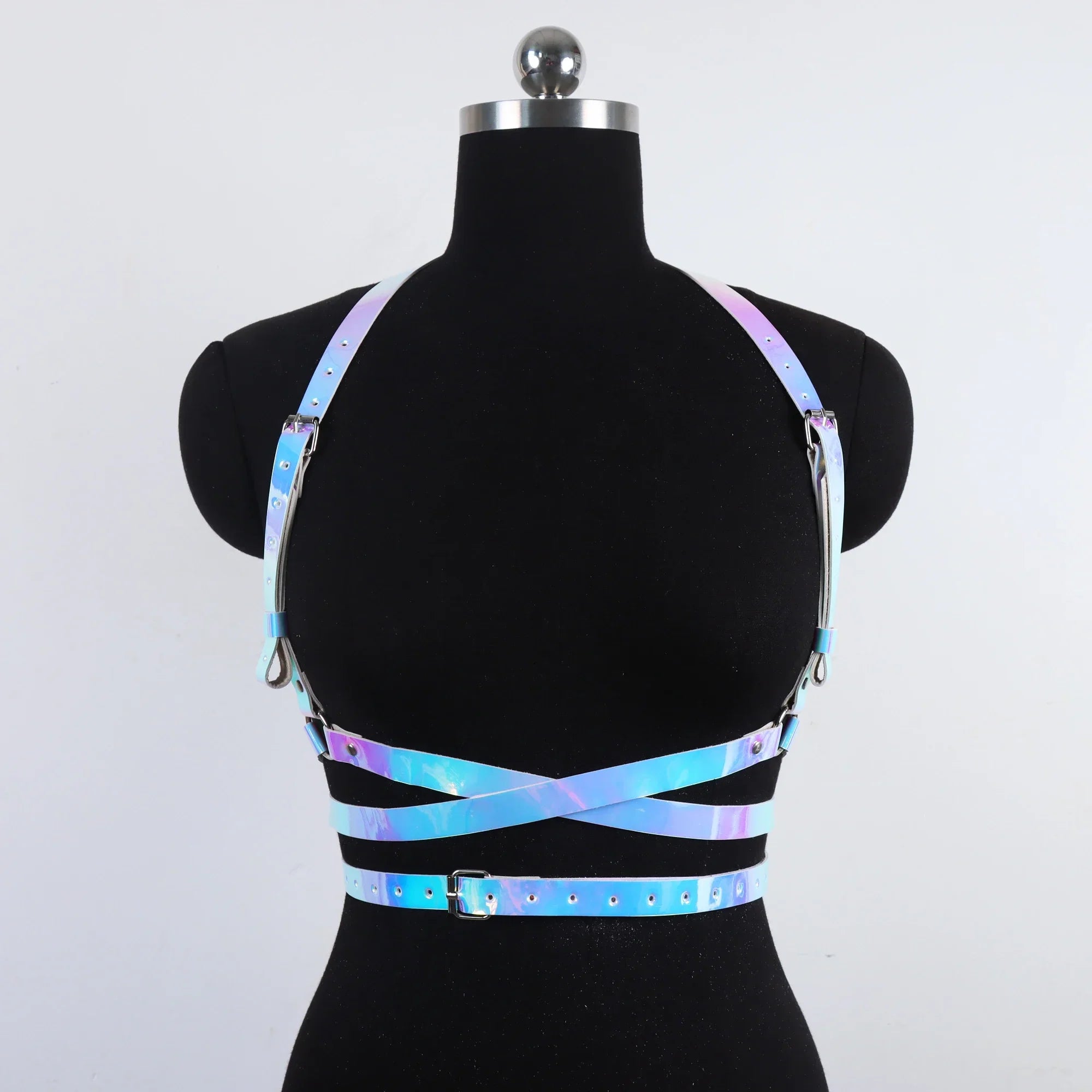 Women's Accessories Corset Waist Belt Harness Fashion Luxury Female Belt Goth Gothic Faux Leather Harness Belt Chain Belt