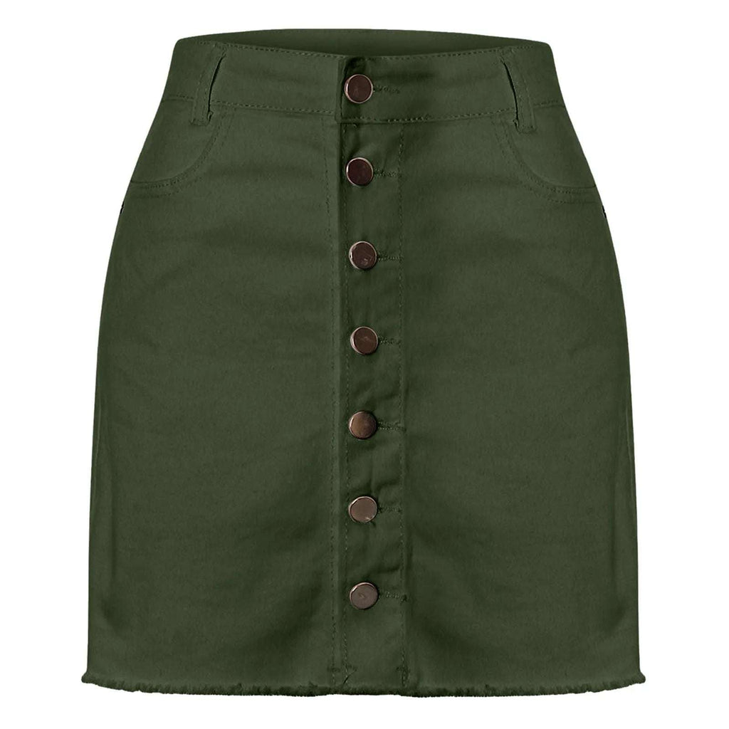 Jeans Skirt Women Shorts Comfortable Soft Breathable Denim Short Skirts Elastic Fashionable Hip Skirt Ruffle Table Skirt