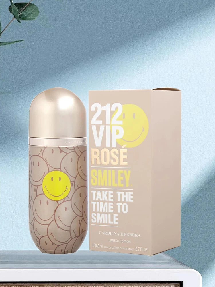 Carolina Herrera 212 Vip Rose Smiley for women Eau De Parfum Spray (Limited Edition) 80ml