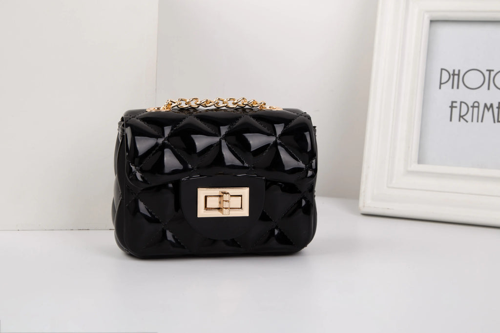 Mini Candy Color Jelly Coin Purse Crossbody Bag