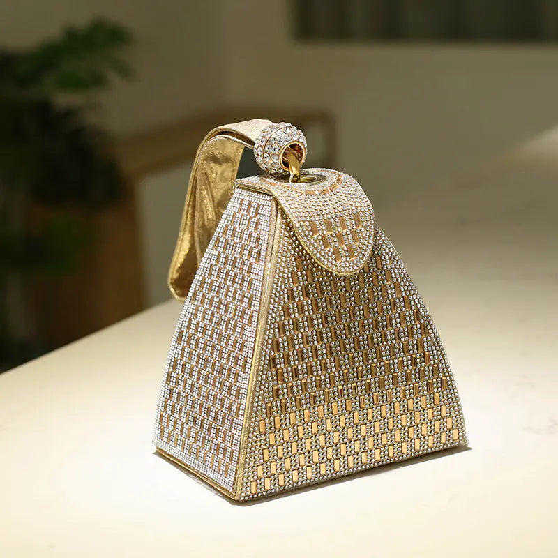 Luxury Diamond Clutch Bag for Women - Evening Purse